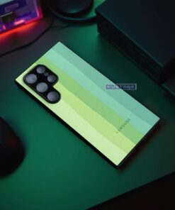 Neon green rainbow  Samsung S23ultra Premium TPU back case