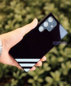 Sleak black adidas stripe  Samsung S21 FE Premium TPU back case