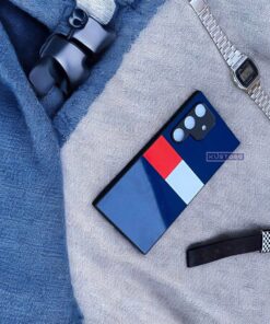 Royal blue stripes  Samsung S21 FE Premium TPU back case