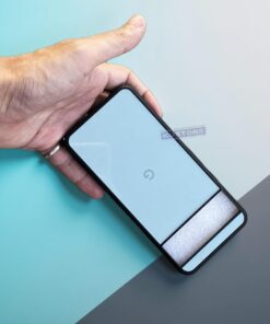 Marble blue pixel premium tpu case