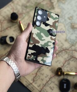camouflage military camouflage Samsung S21 FE Premium TPU back case