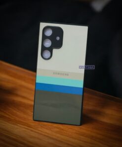 Minimal ocean stripes Samsung S24 FE Premium TPU back case